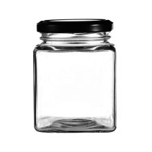 wide mouth airtight 100ml 150ml 200ml 380ml 500ml 730ml square storage glass jar for honey jam pickle caviar